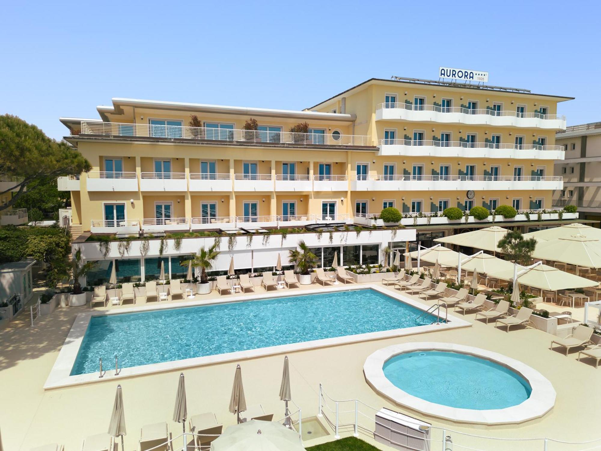 Hotel Aurora Lido di Jesolo Esterno foto
